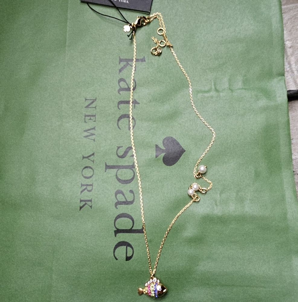 Kate Spade What A Catch Mini Fish Charm Mini Pendant